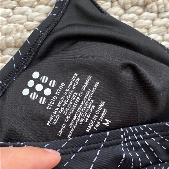 Title nine Black Bikini Set Swimwear - Picture 3 of 5